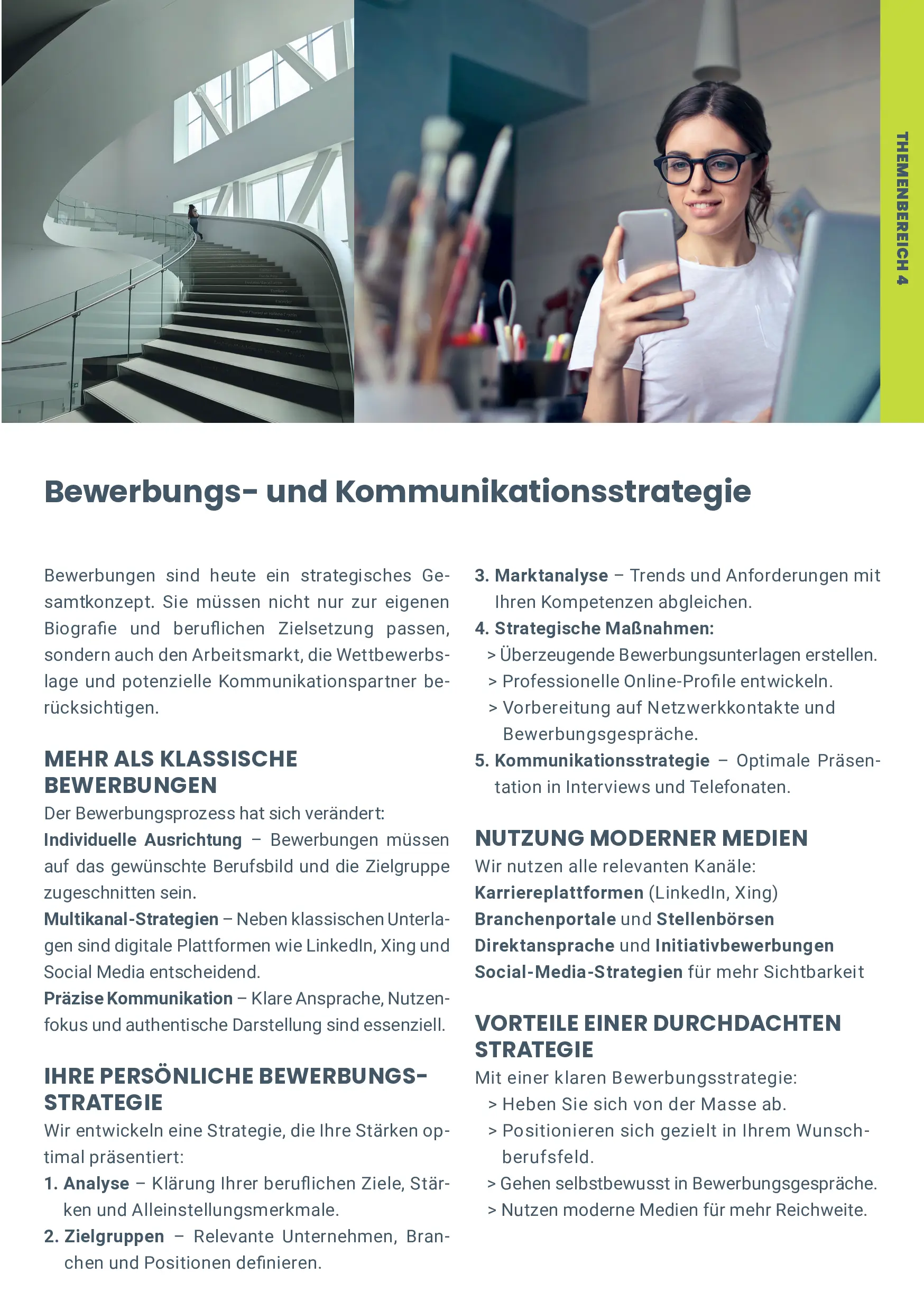 Ein Mann überzeugt ein Paar in einem Büro